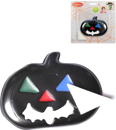 Karnawałowy dziecięcy zestaw do makijażu z gąbką halloween - 1 szt.
