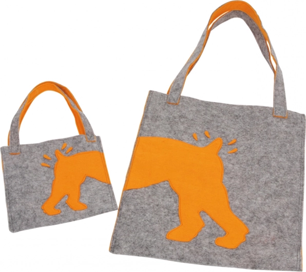 Small Foot filcowe torby Struppi – zestaw 2 szt.