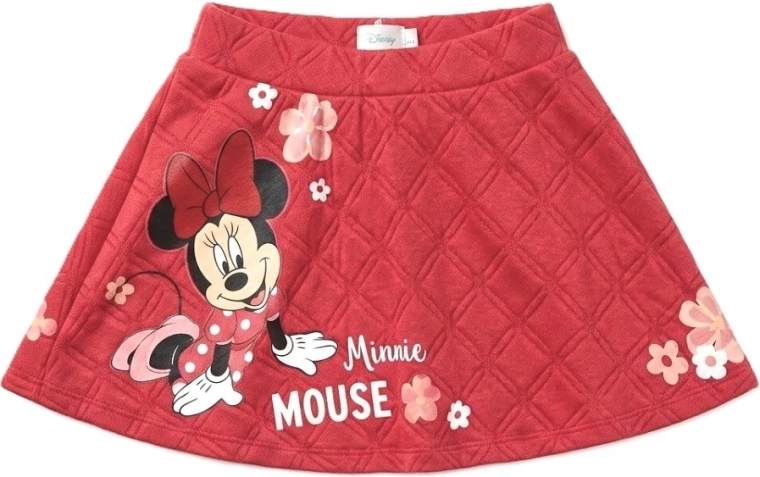 Dziecięca spódnica Minnie malinowa