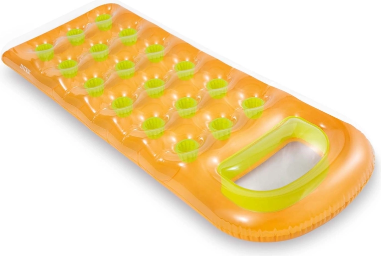 Nadmuchiwana mata do pływania z okienkiem Intex 188 × 71 cm