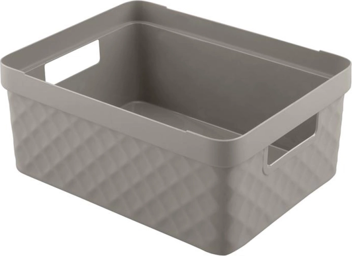 Plastowy koszyk HEIDRUN 36 × 27 × 14 cm – mix kolorów