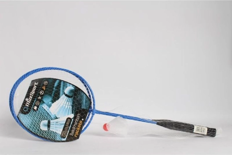 MaxSport zestaw do badmintona z 2 rakietami i lotką