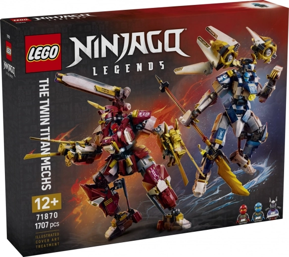 LEGO NINJAGO Legends Bliska tytaniczna para mechów