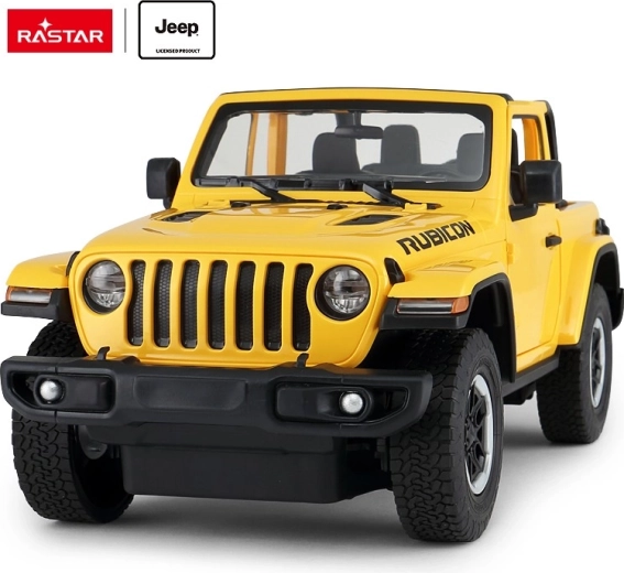 Rastar Jeep Wrangler JL RC auto zdalnie sterowane 1:14 żółte - 1 sztuka