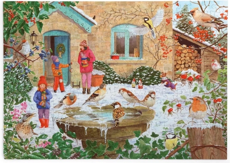 HOP Puzzle Kiedy ptaszkom zamarza woda, 250 dużych elementów