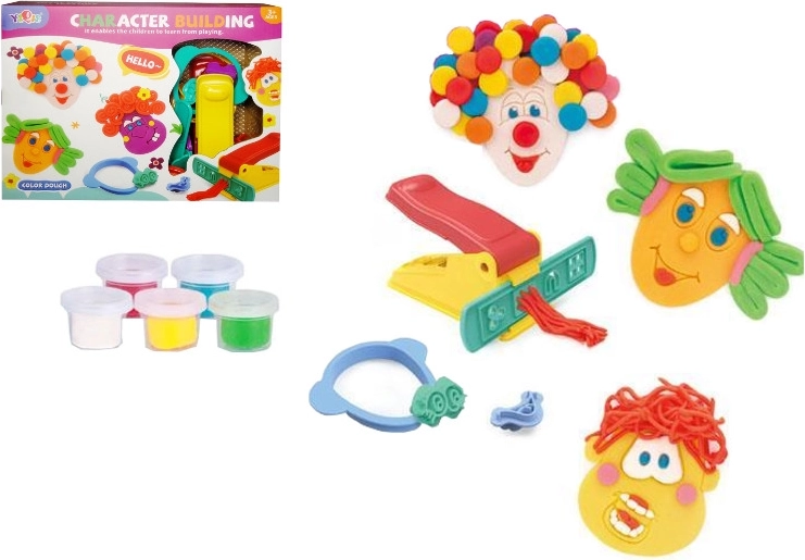 Plastelina – twarze i fryzury