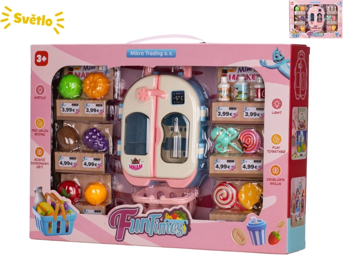 Dziecięca lodówka ze świetlnymi efektami 14 cm