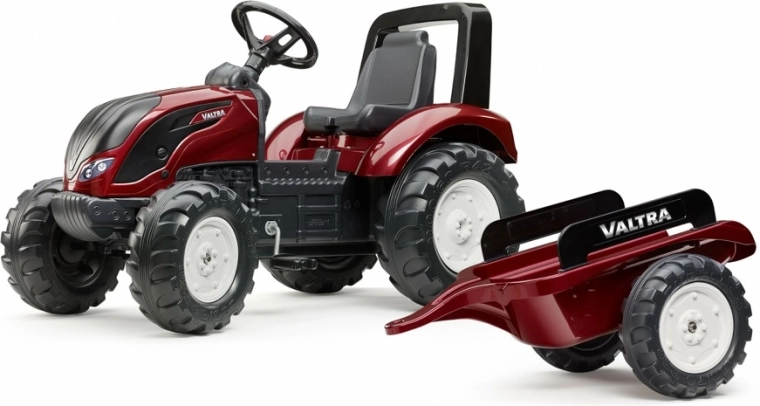 Traktor na pedały z przyczepą Valtra S4