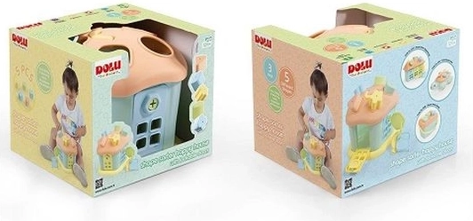 Edukacyjny domek Dolu z sorterem kształtów