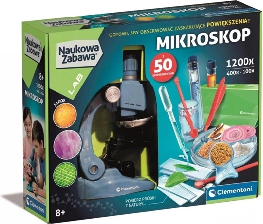 Clementoni naukowa zabawa Super mikroskop