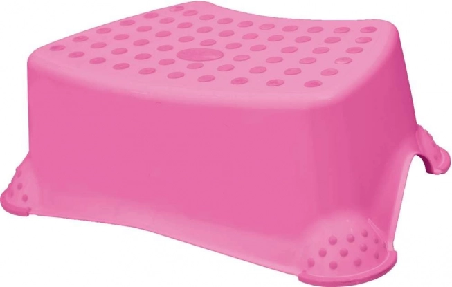 Stopień do WC i umywalki Little Duck ciemnoróżowy