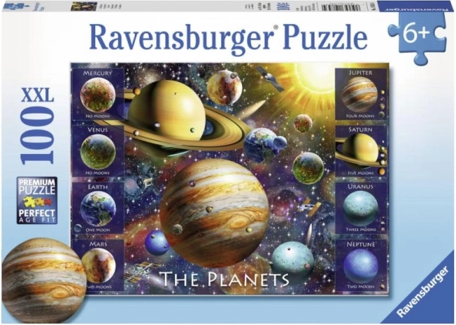 Puzzle Ravensburger Planety 100 elementów