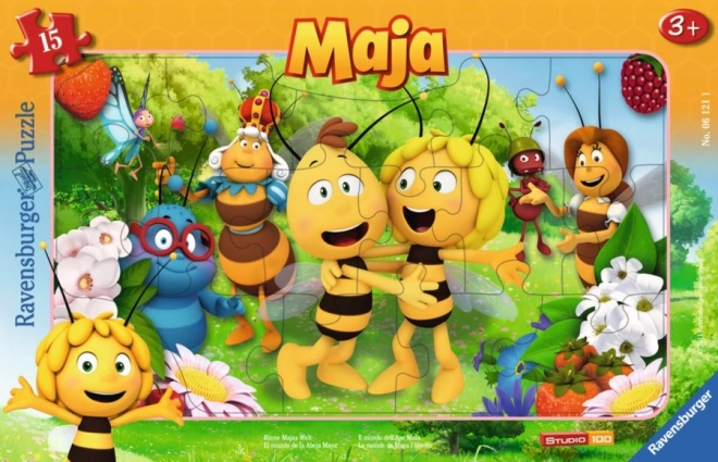 RAVENSBURGER Puzzle Pszczółka Maja, 15 elementów