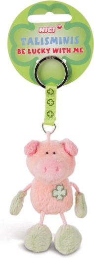 Pluszowy brelok świnka NICI Talisminis 8,5 cm