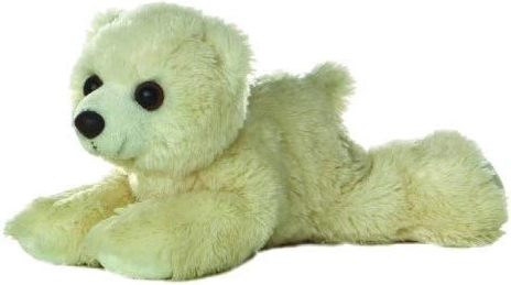 Aurora mini flopsies arktyczny niedźwiedź polarny 21 cm - 1 sztuka