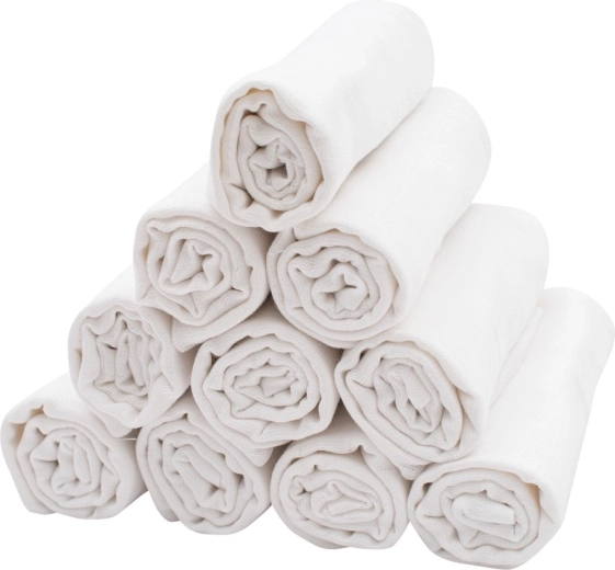 Bawełniane pieluchy NEW BABY 80×80 cm, opakowanie 10 szt.