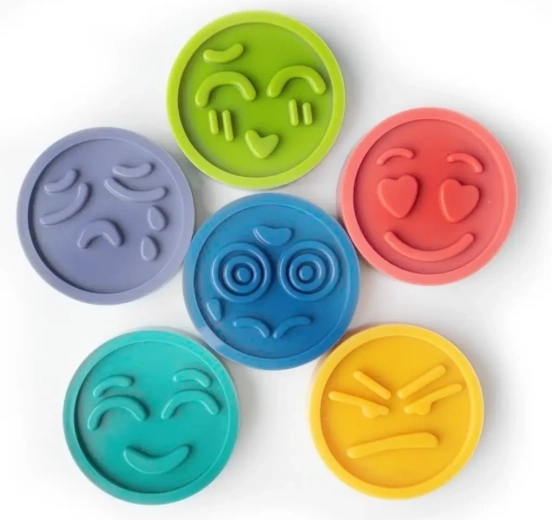 Sensoryczne puzzle emocje 6m+ Mom's Care