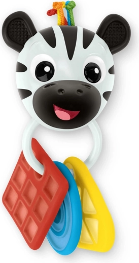 Gryzak i grzechotka zebra Zen Shake‑a‑Shape BABY EINSTEIN, bez BPA, od 0 miesięcy