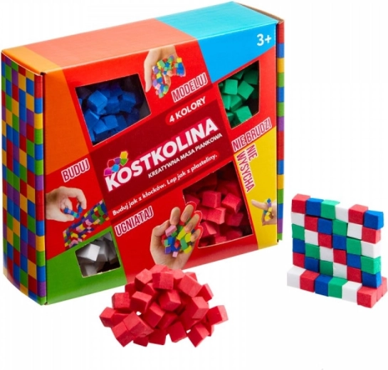 Kostkolina czerwona 4 kolory