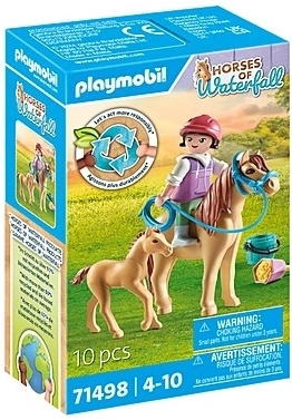 PLAYMOBIL Horses: dziecko z kucykiem i źrebięciem