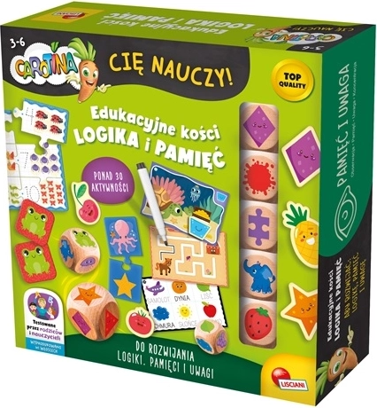 Lisciani Carotina gra edukacyjna – logika i układanie klocków