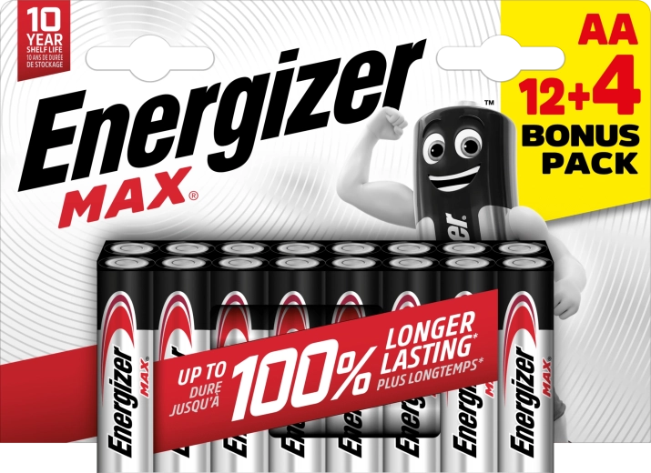 Energizer Max AA baterie alkaliczne 16 szt.