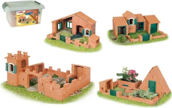 Klocki Teifoc Domek Raul II 280 szt. w plastikowym pudełku 41x19x30 cm