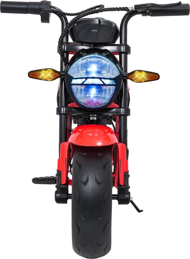 Dziecięcy motocykl elektryczny SUPERMOTO – czerwony