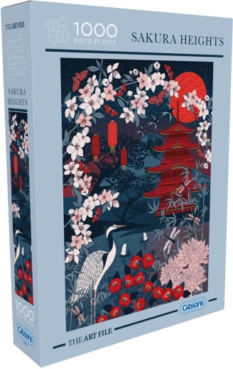 Puzzle Gibsons The Art File: Sakura 1000 elementów