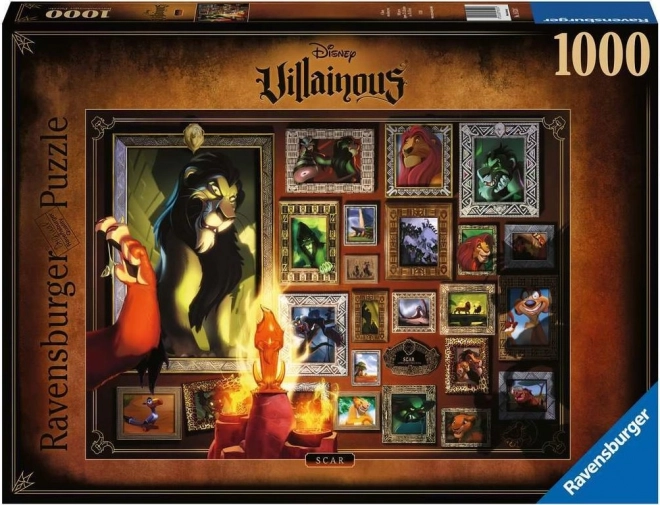 Ravensburger puzzle Villainous: Scar 1000 elementów