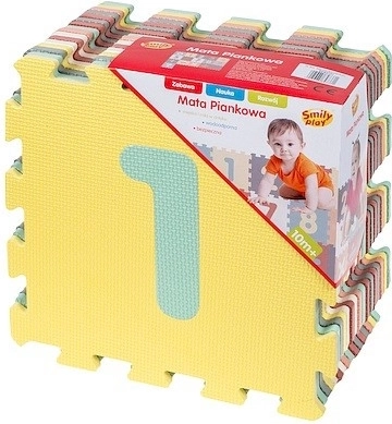 Mata piankowa – pastelowe cyfry