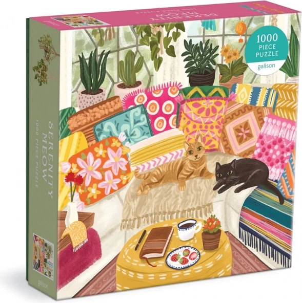 Galison puzzle Odpoczywające koty 1000 elementów