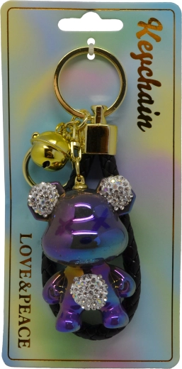 Brelok do kluczy tęczowa myszka