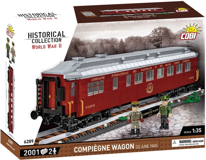 COBI historyczny wagon Compiègne 22 czerwca 1940 w skali 1:35