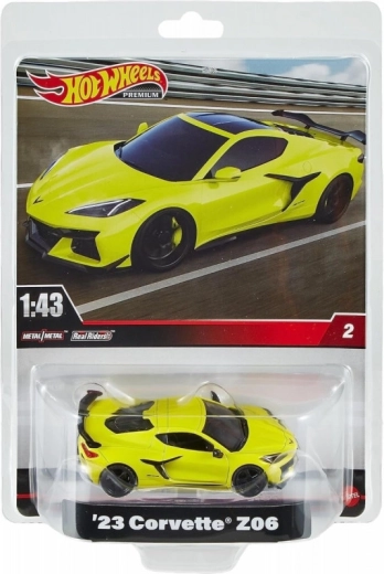 Hot Wheels Premium 1:43 – sportowy samochód Corvette model kolekcjonerski
