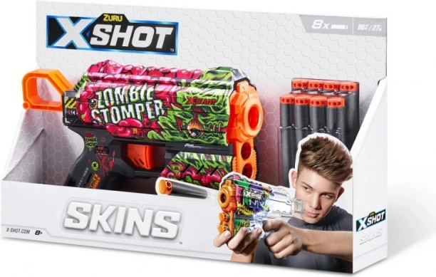 X-Shot Skins Flux piankowy blaster (8 strzałek) – wzór A
