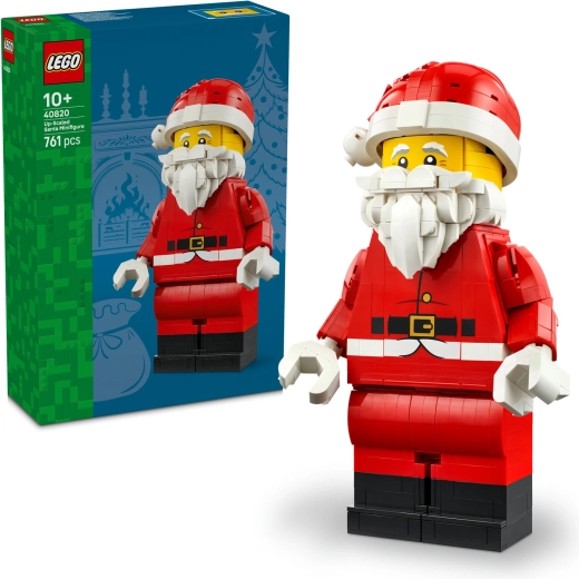 LEGO Iconic powiększona minifigurka Świętego Mikołaja