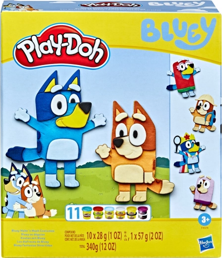 Hasbro Play-Doh kreatywny zestaw Bluey – kostiumy