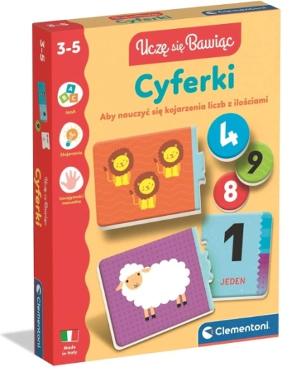 Cyferki – edukacyjna gra ze zwierzątkami do nauki liczb
