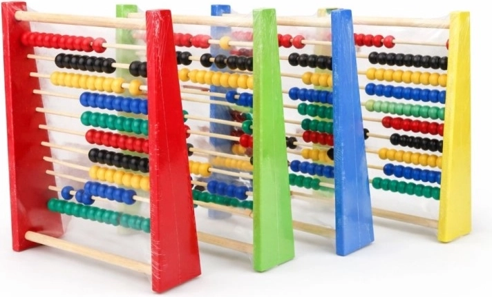 Drewniane liczydło dla dzieci 20 × 16 cm