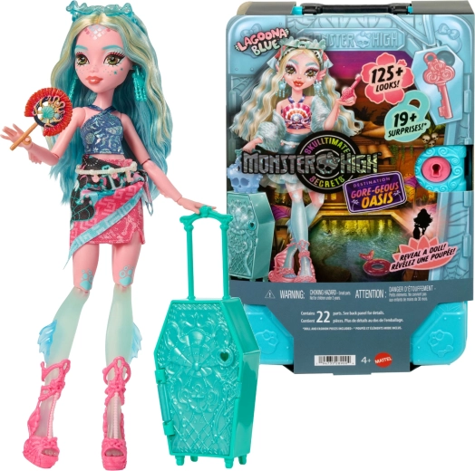 Monster High Lagoona Blue – kuferek z tajemnicami i akcesoriami 28 cm