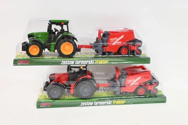 Traktor z maszyną rolniczą