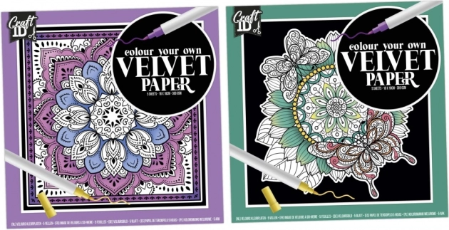 Aksamitne obrazki do kolorowania