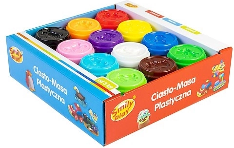 Zestaw plasteliny 12 szt.