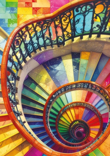 Puzzle Drabina miłości 500 elementów