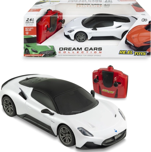 Zdalnie sterowany samochód RC Maserati MC20 1:24 biały 17 cm