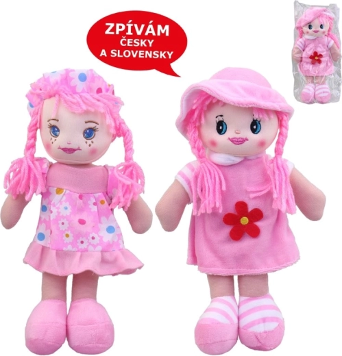 Tekstylna lalka MaDe z czeską piosenką, 25 cm