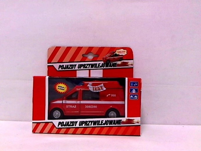 Wóz strażacki z dźwiękiem 14 cm