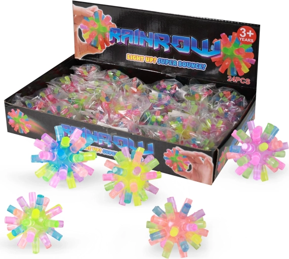 Skacząca piłeczka z kolcami