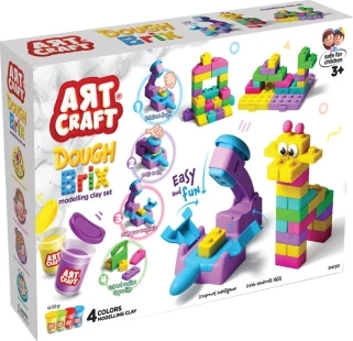 Art Craft zestaw kreatywny do modelowania kostek 400 g
